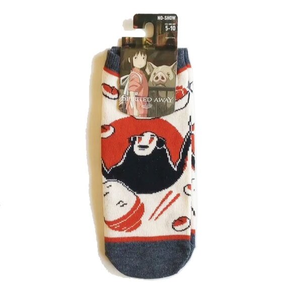 Studio Ghibli Accessories - Studio Ghibli Spirited Away No Show Socks 9-11 Toss Food  50off3
